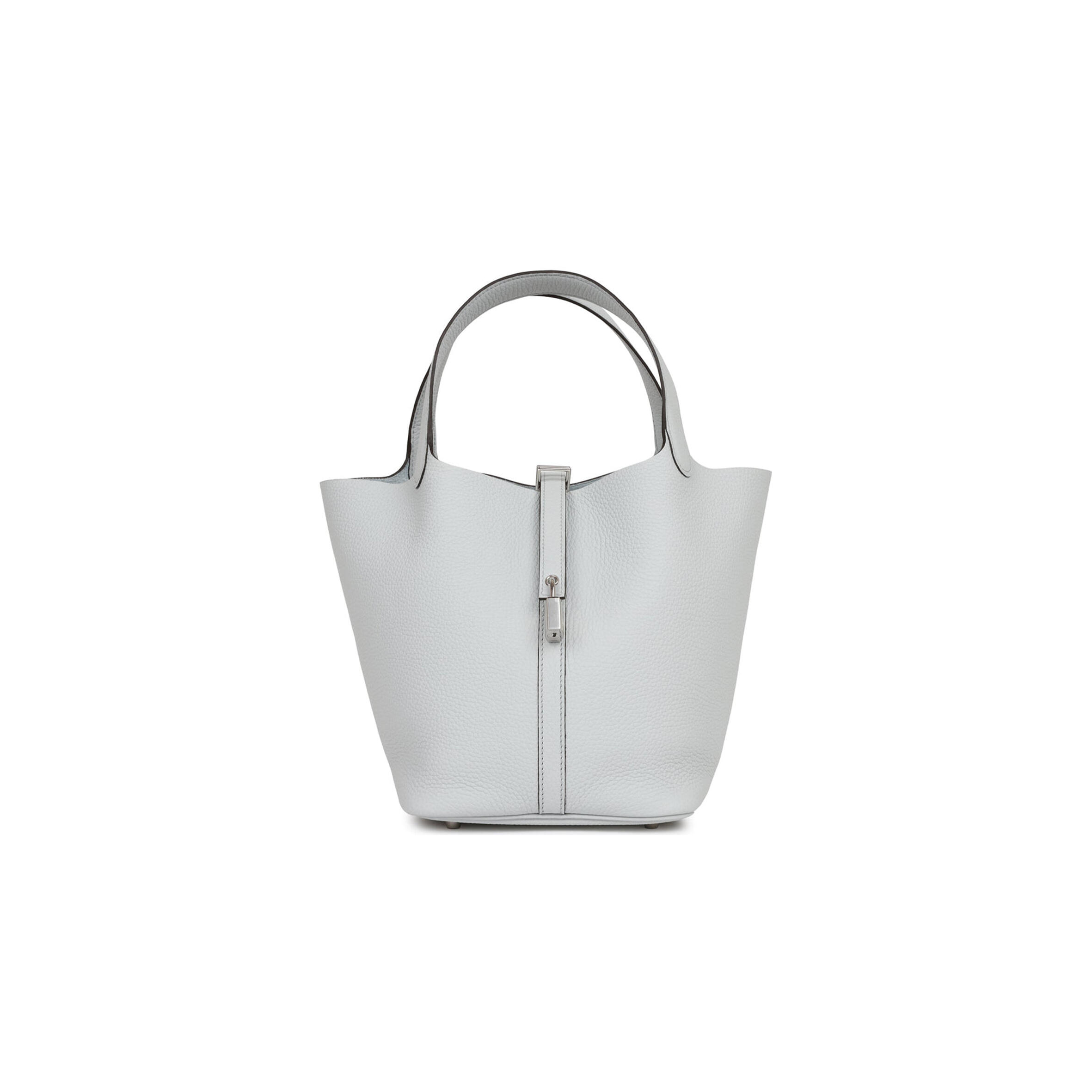 HERMES PICOTIN LOCK 22 PALLADIUM HARDWARE (22*21*17cm)